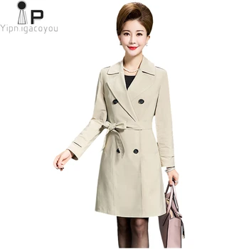 

Woolen Coat Women Autumn 2020 High Quality Plus Size Long Sashes Wool Blend Coat Warm Fashion Winter Overcoat Women Jacket 4XL