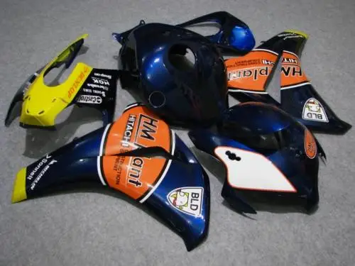 

Injection mold Fairing kit for HONDA CBR1000RR 08 09 10 11 CBR 1000RR 2008 2009 2011 ABS orange blue Fairings set+7gifts HH43