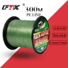 FTK Braided Wire 300M PE Braided Fishing Line 0.4-6.0 Code 4 Strands 8LB 10LB 20LB 60LB PE Braided Multifilament Fishing Line 1