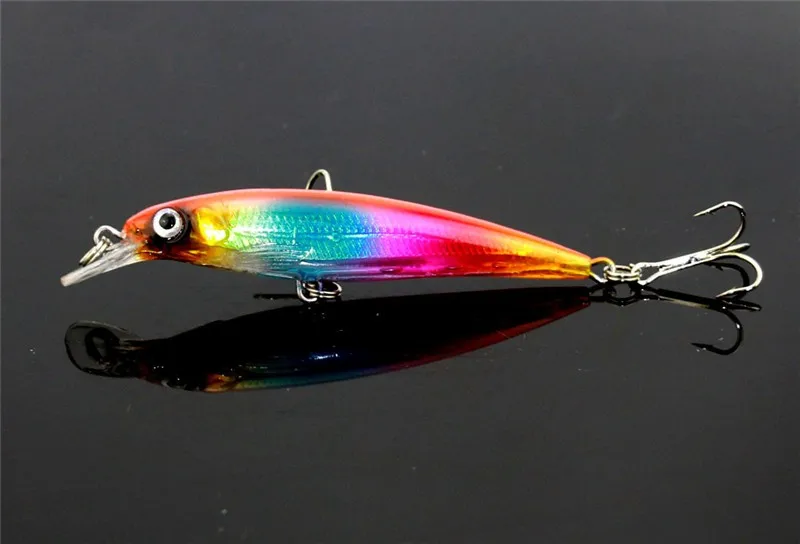 1x 8.5cm 7.4g Hard Plastic Steel Bone Minnow Isca Artificial Fishing Lure Swim Bait Fake Lures Sea Fishing Tackle Fast Shipping (8)