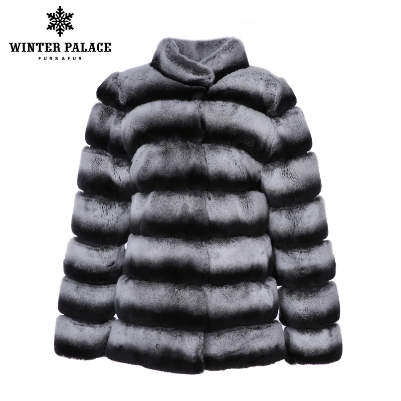 

New winter products rex rabbit coat Blue Purple real rex rabbit fur coat Thick Warm Fur Winter jackets Women Rex Rabbit Fur