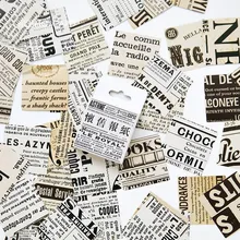 45 PCS Box New Nostalgia Newspaper Paper Lable Stickers Crafts And Scrapbooking Decorative Lifelog Sticker Cute Stationery 45 PCS Box New Nostalgia Newspaper Paper Lable Stickers Crafts And Scrapbooking Decorative Lifelog Sticker Cute Stationery