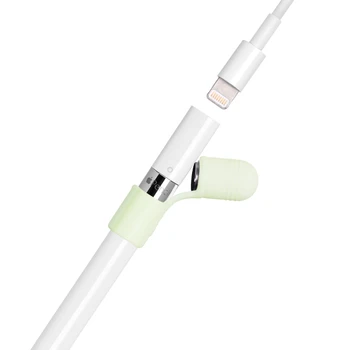 

Silicone Charging Cradle Stand Anti-Lost Cap Cover Holder For iPad Pro Apple Pencil Touch Stylus Pen