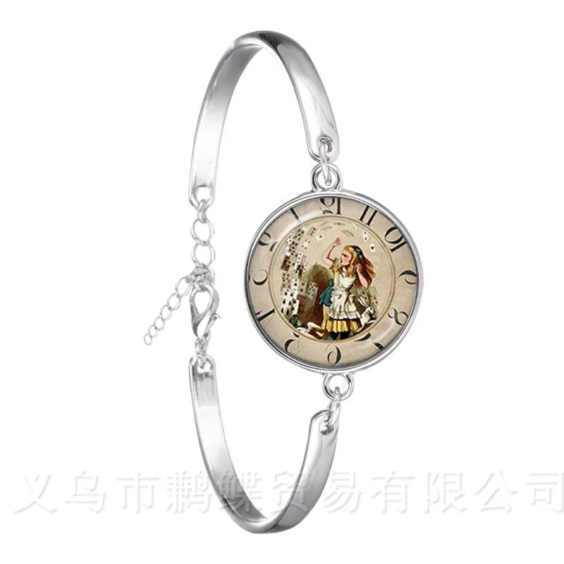 A Mad Tea вечерние Hatter March Hare сказочное искусство Классический браслет Алиса в стране
