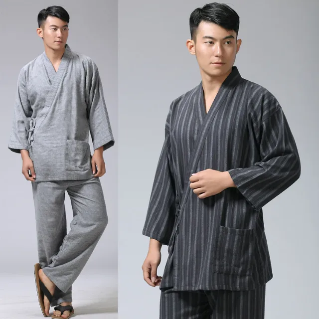 Cotton Yukata Japanese Kimono Traditional Japanese Men's Clothing