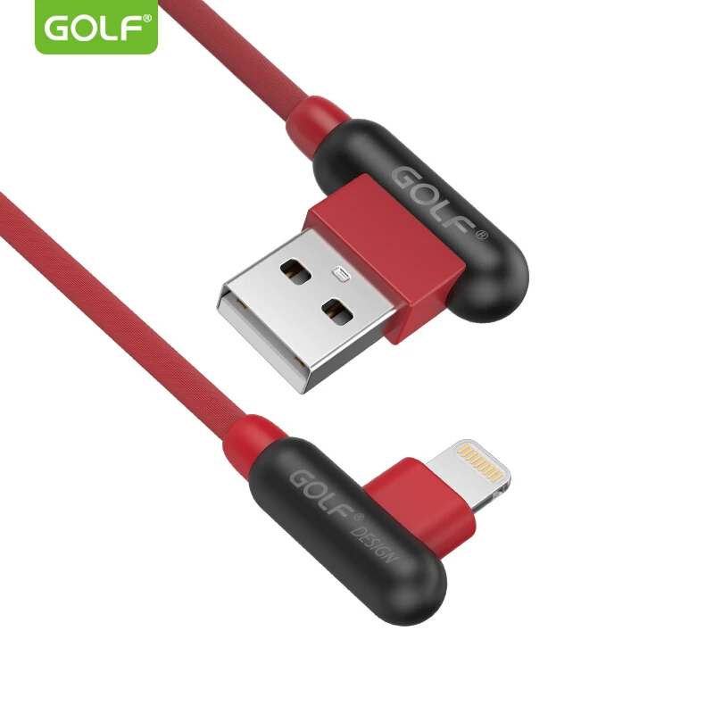 

GOLF 1m Gaming USB Charging Cable for iPhone 5S 6 6S 7 8 Plus X XR XS Max SE Fast Charger Mobile Phone USB Data Cables