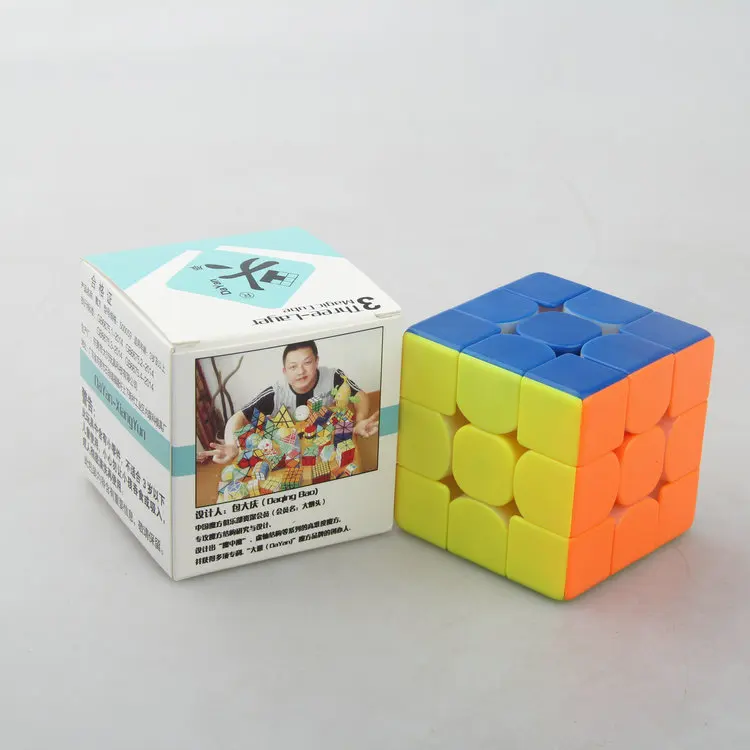 

Dayan New 3x3 XiangYun Stickerless/Black Cubo Magico Cube Puzzle