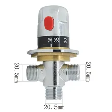 Аксессуары для ванной комнаты термостатический valve1/2 DN15 латунный патрон смеситель клапаны Ванна термостатический клапан