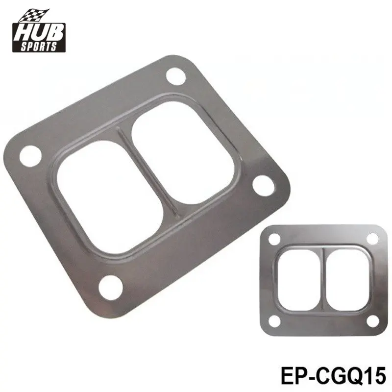 10PCS T4 Turbo Turbine inlet divided gasket Stainless Steel 304 Gasket