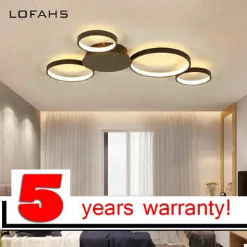 

LOFAHS Modern led chandelier lighting Circle ring Ceiling chandelier lamp fixture or dining living room bedroom lutre ledlamp