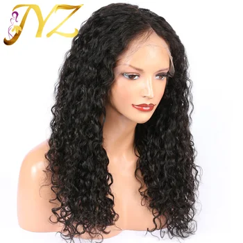 

JYZ Curly Lace Front Human Hair Wigs Lace Fronta Wig Brazilian Remy Hair Bleached Knot Pre Plucked With Baby Hair