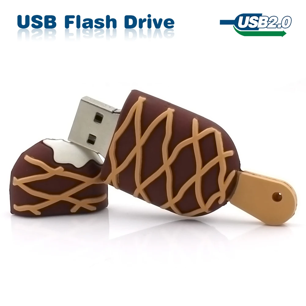 Usb flash drive Pen drive ice cream cute 32gb 64gb memory stick 16gb