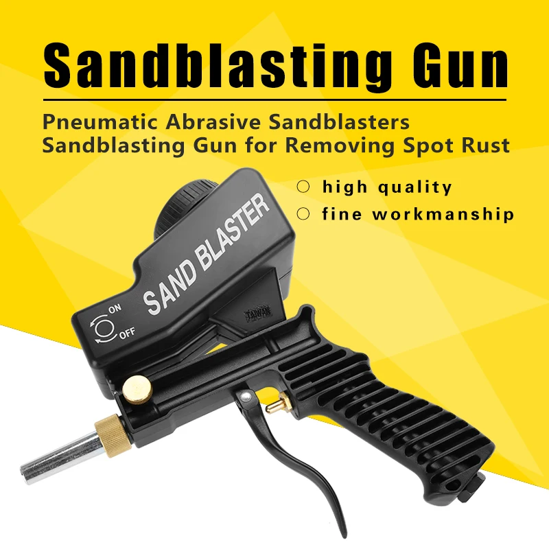 

Portable Paint Care Aerosol Spray Gun Gravity Feed Pneumatic Abrasive Sandblasters Sandblasting Gun for Removing Spot Rust