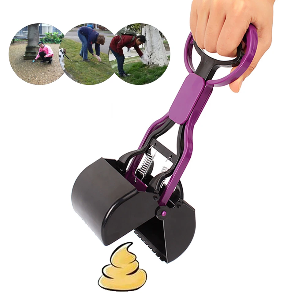 Lange Handvat Kaak Huisdier Pooper Scooper Clean Pick Up Dier Afval