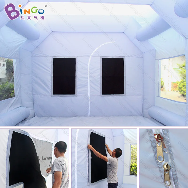  10M*5M*3.5M Cheap Folding Inflatable Spray Paint Booth with filtering system Spray Booths for Car P