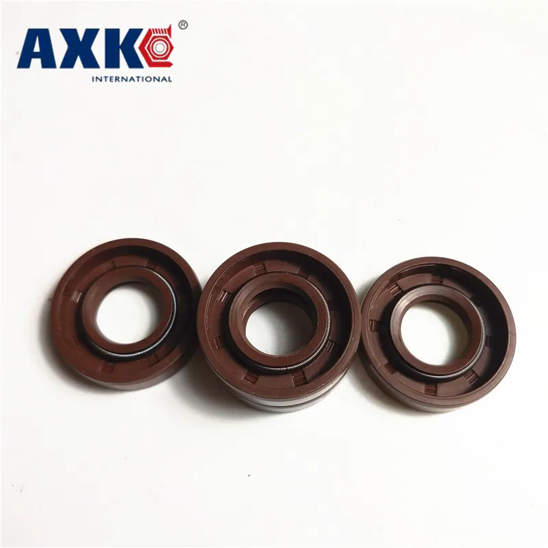 

AXK 1PCS 30x42x5/6/7/8 Brown Viton FKM Fluorine Rubber Spring Double Two Lip TC Ring Gasket Radial Shaft Skeleton Oil Seal