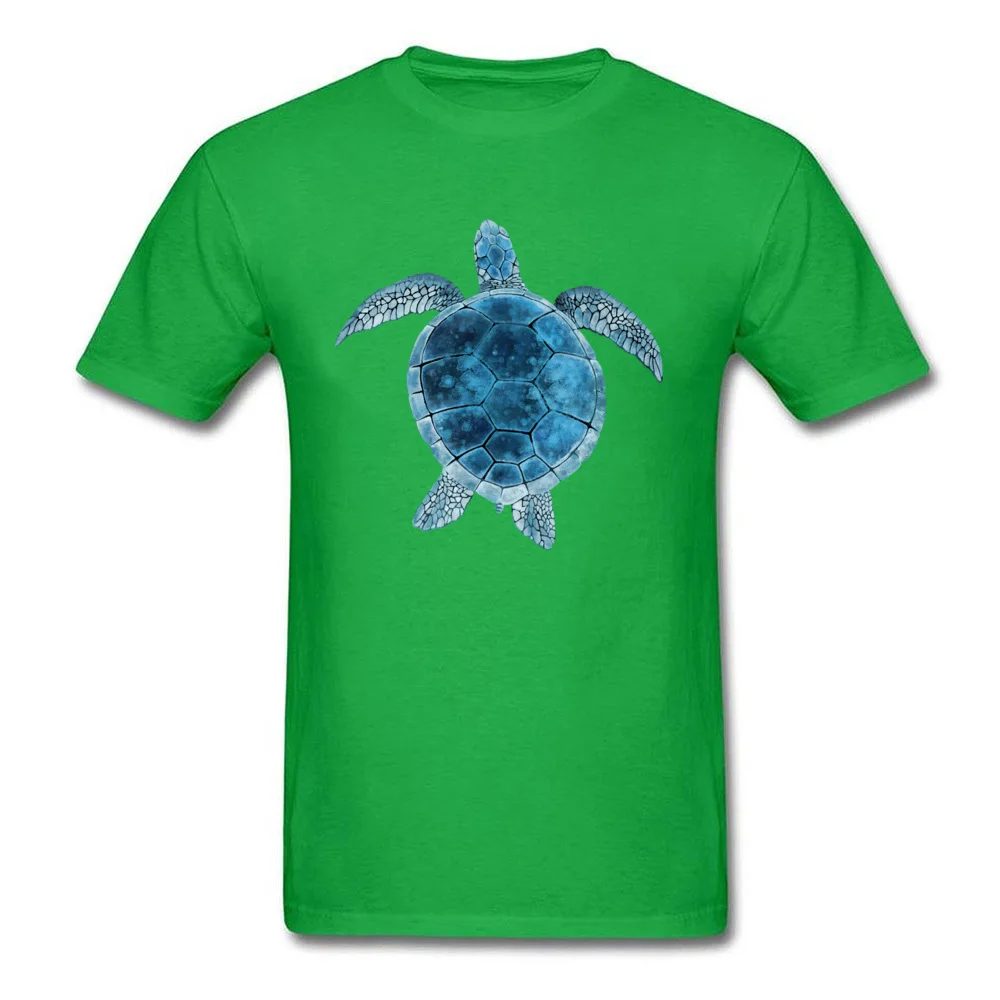 Watercolor Sea Turtle - Turquoise Blue_green