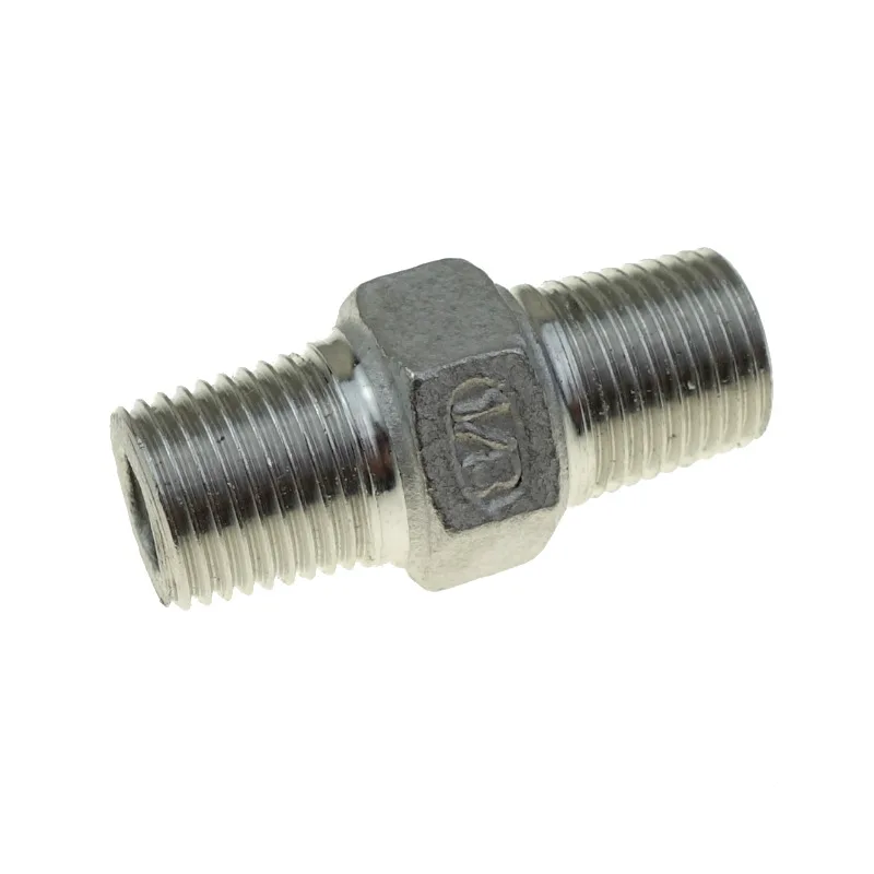 Нержавеющая сталь 304 1/8 &quot1/4&quot 3/8 &quot1/2&quot Мужской BSPT фитинг для труб Шестигранная