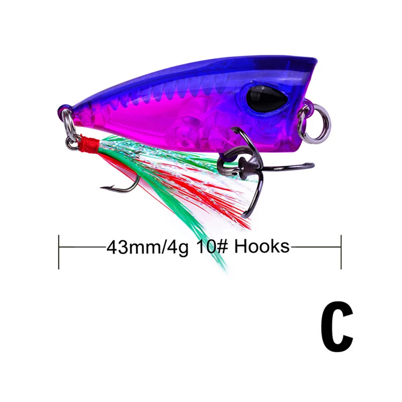 Мини-Поппер, приманка-форель, сверхлегкая рыболовная приманка, верхняя наживка, изящество, воблер, гольян, Isca, Поппер, Pesca, 4,3 см/4 г