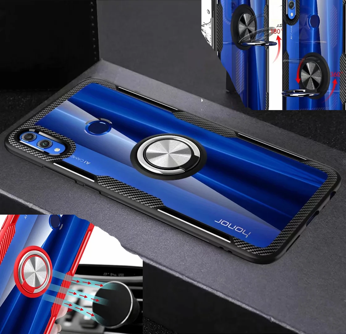 

Silicone case For Honor 8X Case Soft hard trasparent case back cover on For Huawei Honor 8X max mate 20 10 7x Case bumper Cover