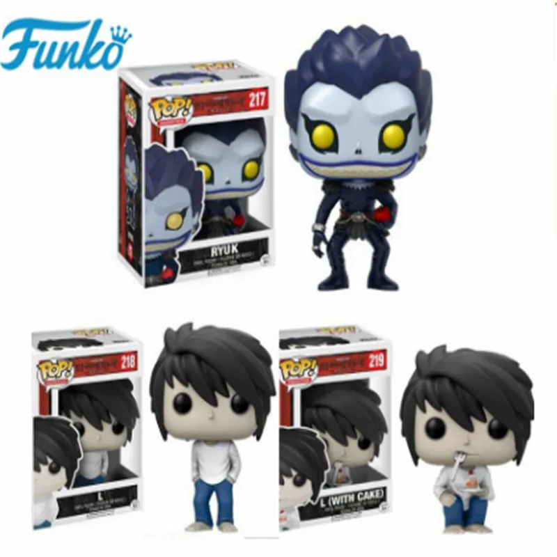 

Funko POP Death Note RYUK Lawliet and (with cake) Action Figure Toys for Friend Children Birthday Gift Collection For Movie Fans