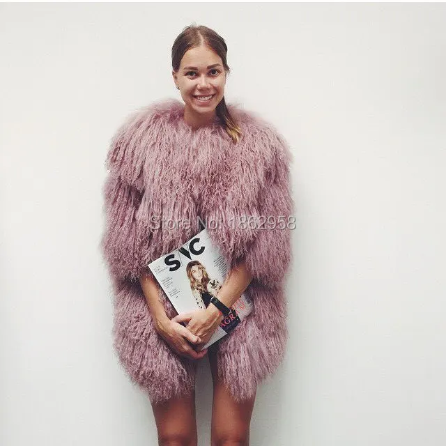 

SJ069-01 Factory Fur Coat Women 2016 Winter/OEM Luxurious Fur Special Overcoat Long Style Garments China Tongxiang Chongfu Fur