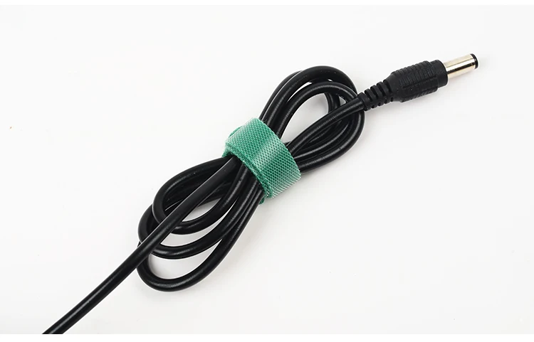 reutilizável autoadesiva para fones de ouvido, cabo de linha, fechamento de nylon