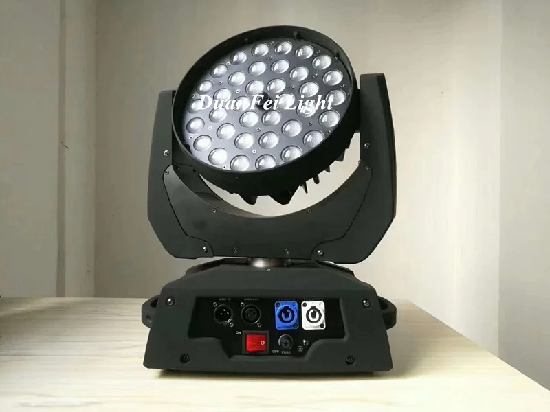 36x10w RGBW LED Wash Moving Head Zoom Ring Control-