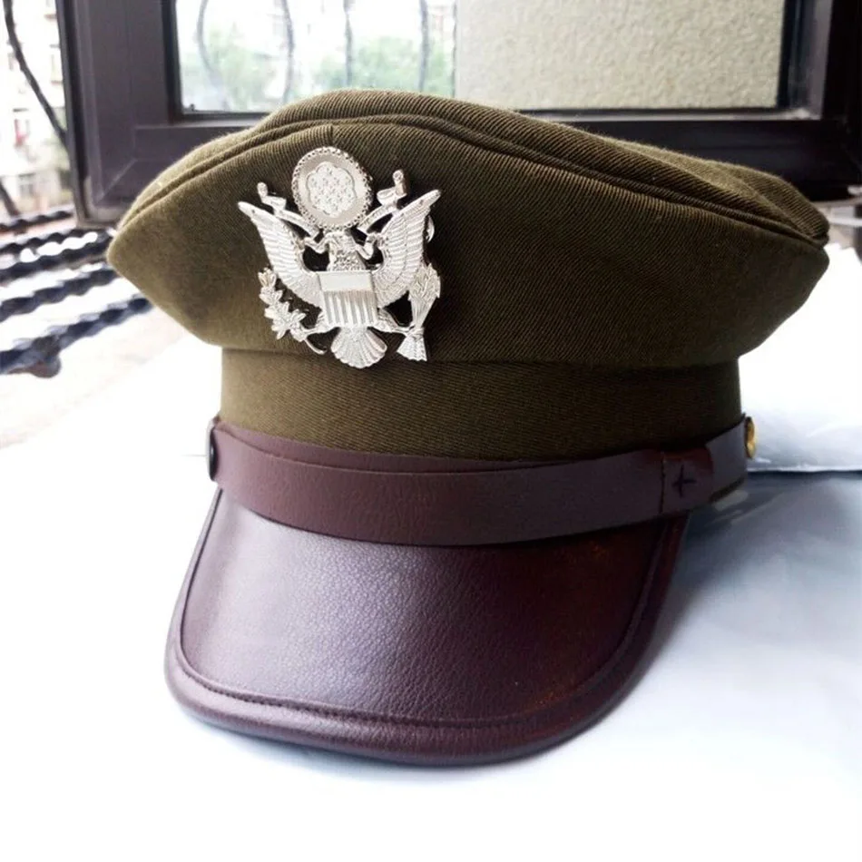 Aliexpress.com : Buy Wwii Us Military Air Force Officer Wide Brim Hat Cap Sizes From Reliable ...