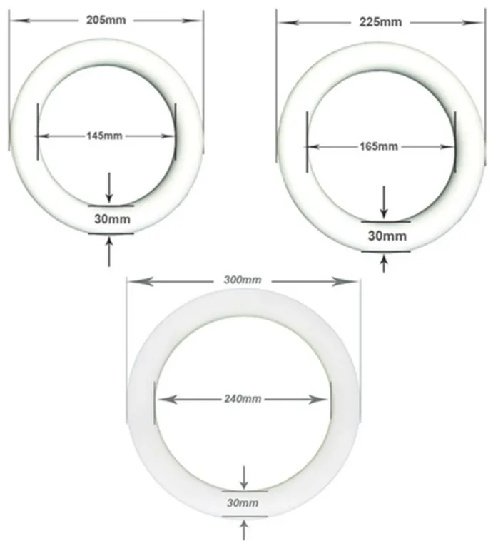 cirle led tube size.JPG