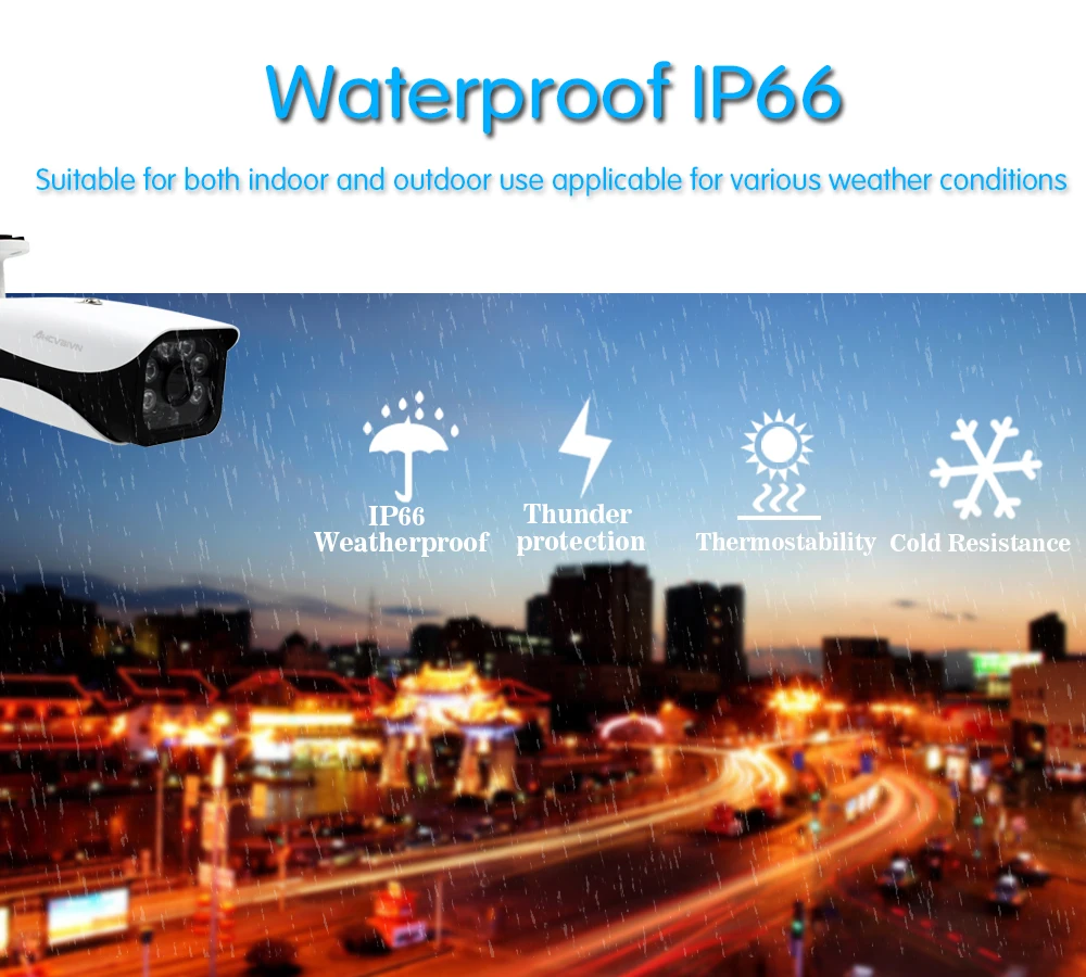  8CH 5MP 4K HD CCTV conjunto de vigilancia de vídeo Kit de sistema de cámaras de seguridad IP Cam P2