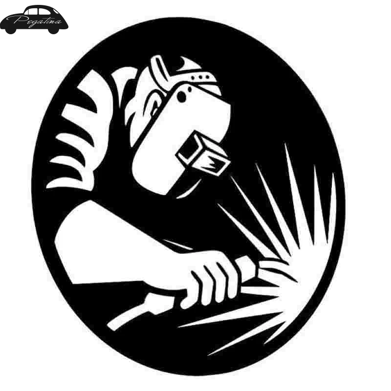 

Welding Welder Worker Sticker Repairman Decal Posters Vinyl Wall Decals Decor Mural Skiing Sticker