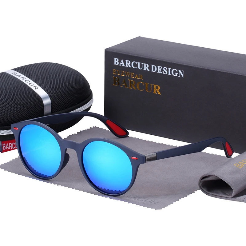 BARCUR трендовые TR90 поляризованных солнцезащитных очков Для женщин квадратные очки Для мужчин солнцезащитные очки Винтаж унисекс Мужской UV400 Oculos de sol masculino