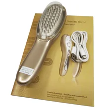 Перезаряжаемый Электрический Вибрационный волосяной фолликул стимуляция восстановление массажер гребень комплект для мужчин и женщин выпадение волос лечение мужчины t