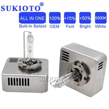 SUKIOTO D5S ксеноновая фара комплект все в одном встроенный D5S балласт 9285 410 171 D5S 5500 K 9285410171 без ошибок hid комплект