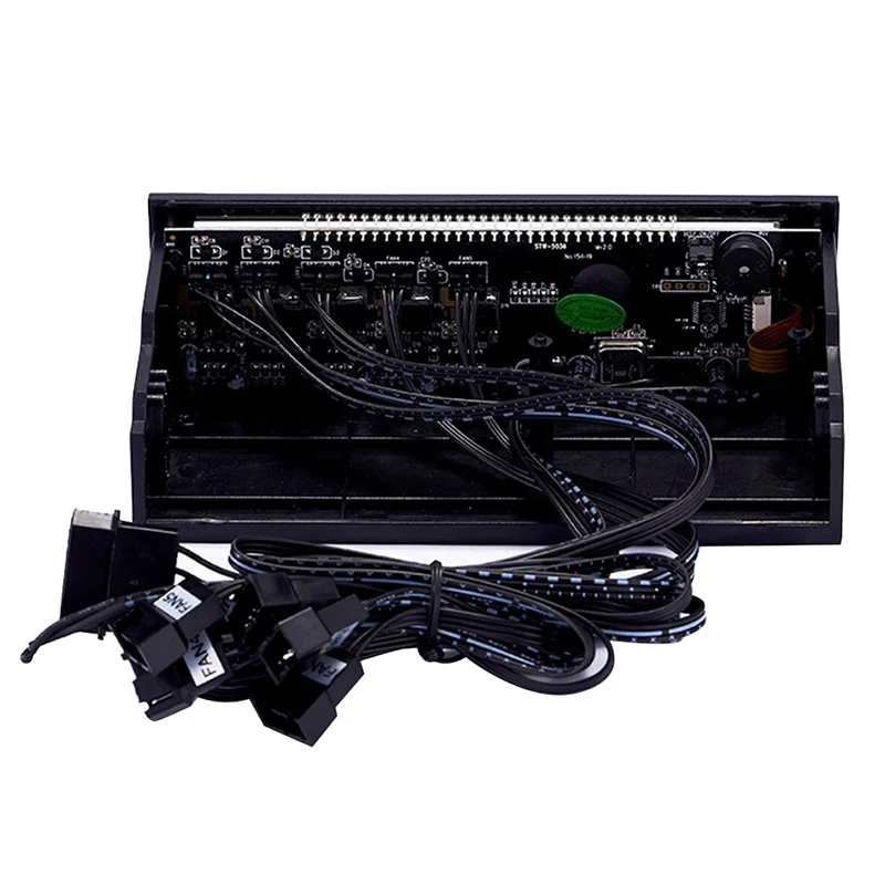 STW контроллер вентилятора с сенсорным ЖК-экраном, пластиковый 5,25 дюймовый отсек, передний вентилятор, 5 скоростей охлаждения компьютера