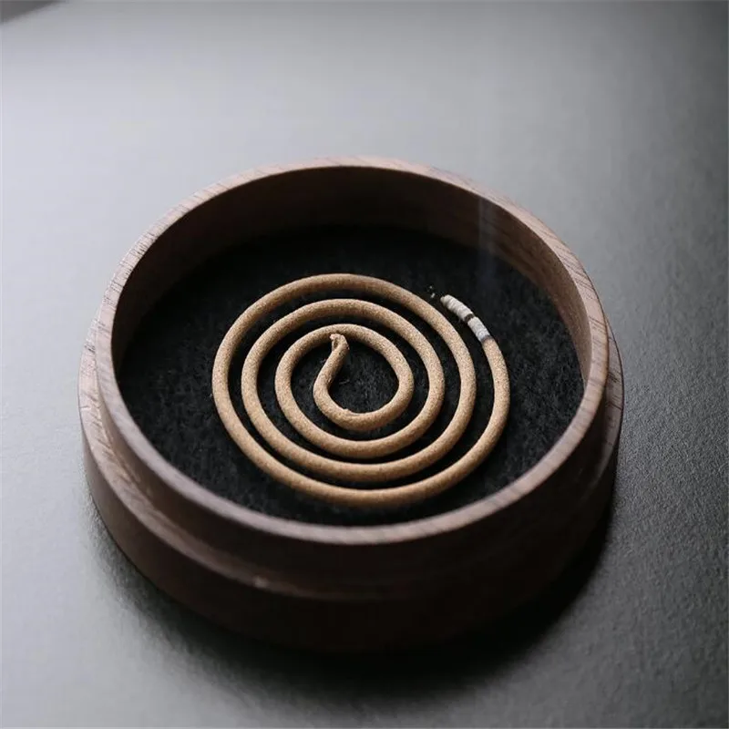 Xiaomi Incense burner Lucky charm Black walnut Material Oriental Aesthetics Holder Handmade Censer for House Office Decoration (5)