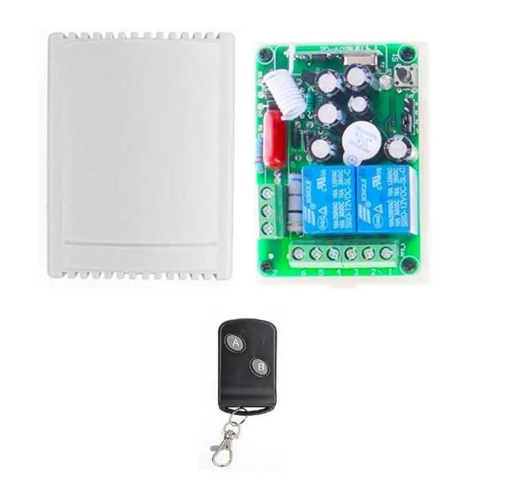 

top factory 10A AC220V 2CH RF Wireless Remote Control Switch With 1*Transmitter 315m/ 433M Distance 20-200M