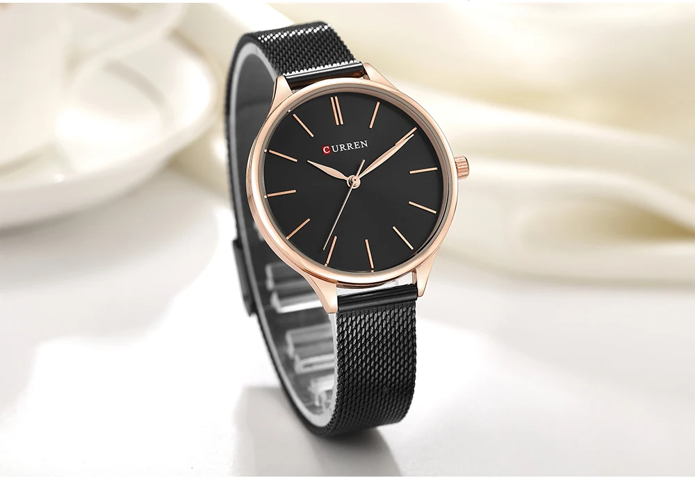 CURREN Top Brand Women Watches Dial Ladies Japanese Luxury Quartz Wristwatch Waterproof Full Steel Girl Clock Gift Reloj Mujer