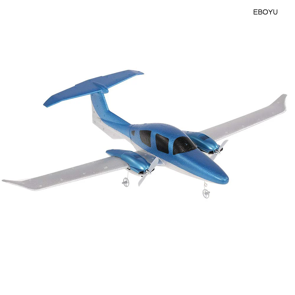 GD006 DA62 RC Airplane 2.4G 2CH Remote Control Diamond Aircraft 550mm Wingspan Foam Hand Throwing Glider Drone DIY Kit for Kids