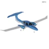 GD006 DA62 RC Airplane 2.4G 2CH Remote Control Diamond Aircraft 550mm Wingspan Foam Hand Throwing Glider Drone DIY Kit for Kids 3