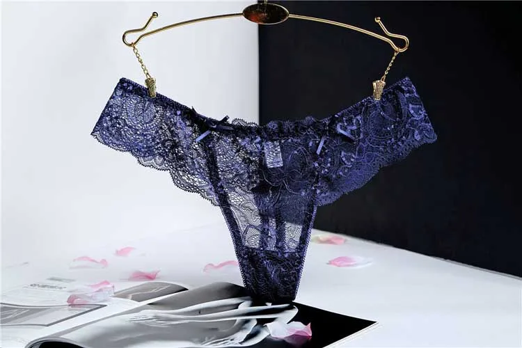 Underwear Women Thongs and G Strings Bragas Sexy Lace Panties Women's  T Back Pants Ladies Briefs Underpants Knickers Intimates 01 (1)