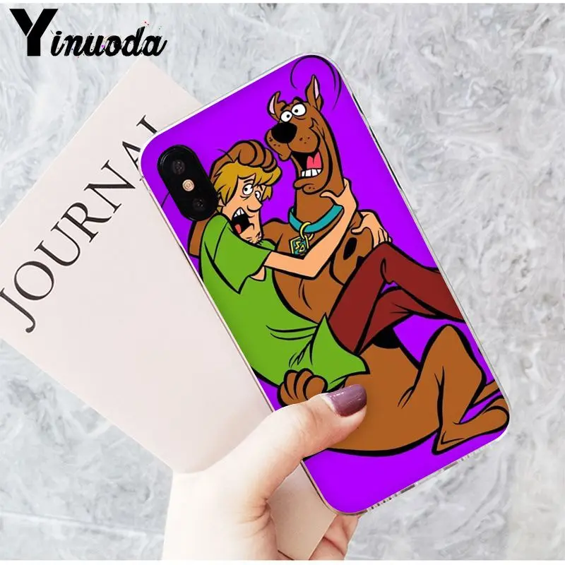 Yinuoda Shaggy и Scooby Doo прозрачный мягкий для телефона чехол для Apple iPhone 8 7 6S Plus X XS MAX 5 5S SE XR мобильные чехлы - Цвет: A15