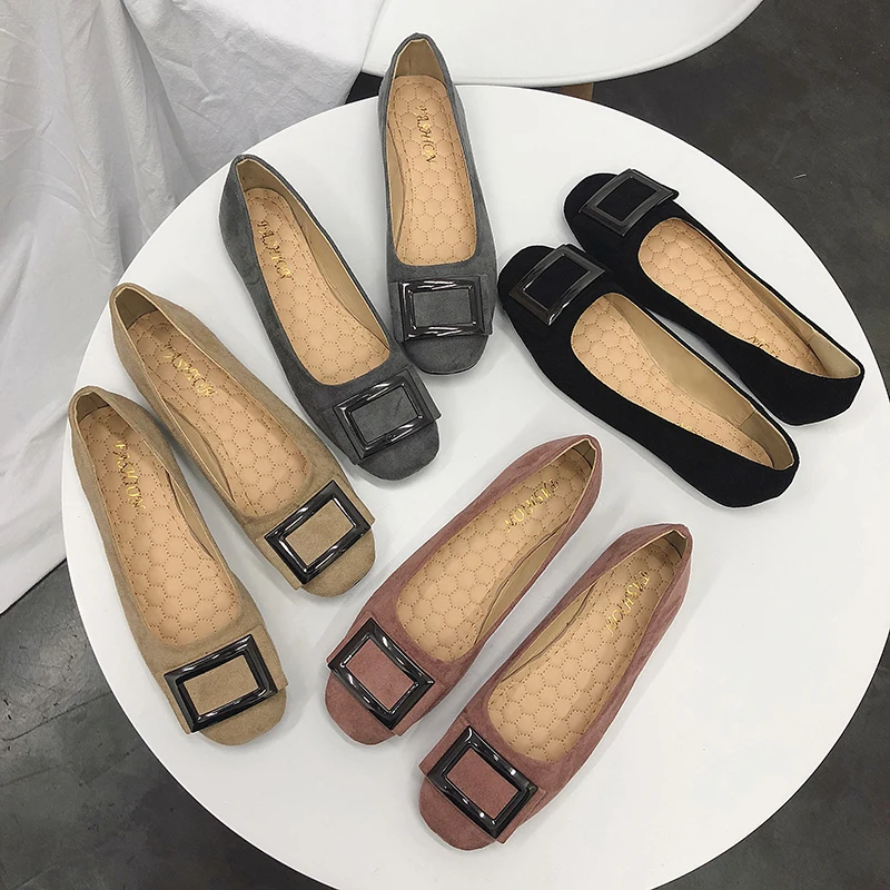 New Arrival Women Flats Shoes Shallow Flat Fashion Spring Autumn Women Shoes Loafers Casual Soft Flat Zapatos Mujer n640