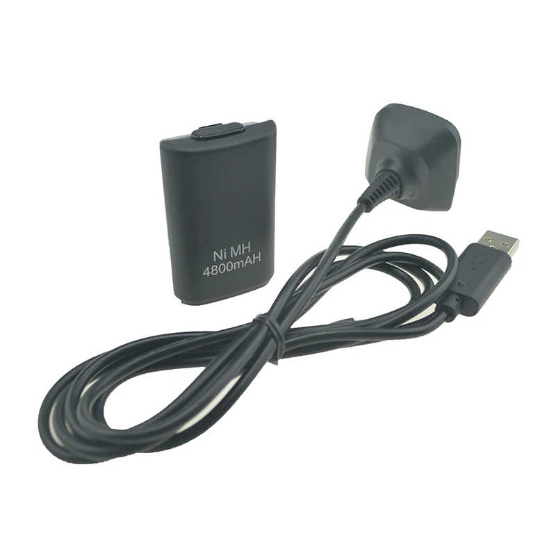 Для контроллера Xbox 360 4800mAh аккумулятор зарядное устройство кабель Проводные