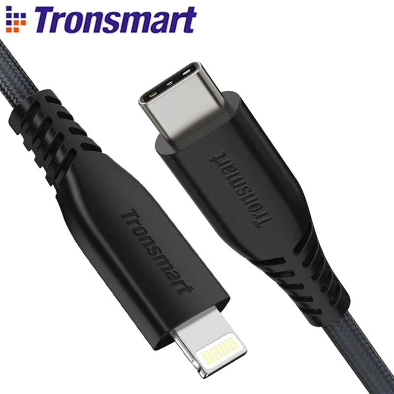 

Tronsmart LCC05 USB C to LightningCable Type C Cable Fast Charge Cable with Apple MFi,Power Delivery Fast charging for iphone