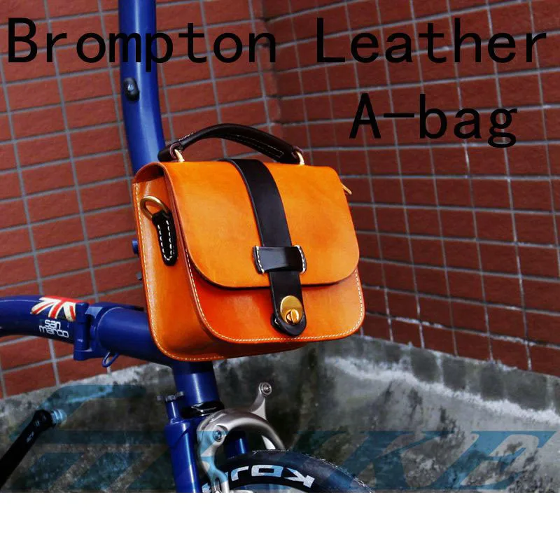 Aceoffix для велосипеда Brompton кожаная сумка A-bag кожаная сумка на руль велосипеда