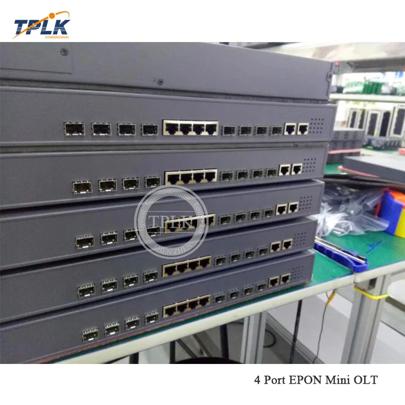 Высокое качество 1 г 4 порта EPON Mini OLT 4 PON порт EPON OLT с модулями и управлением 4 порта работы FTTH Telecom EPON OLT 1U