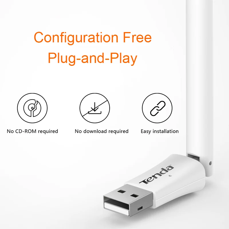 Tenda W311MA 150 Мбит/с Беспроводной USB адаптер сетевой карты WI FI приемник 2 4 ГГц рабочего