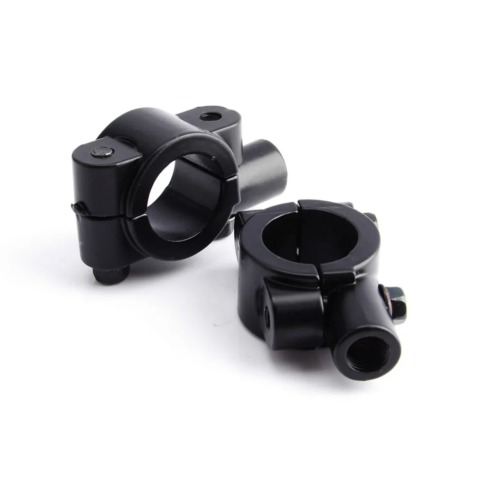 Motorcycle 7/8" Handlebar Mirror Mount Holders 7/8" Aluminum Clamp